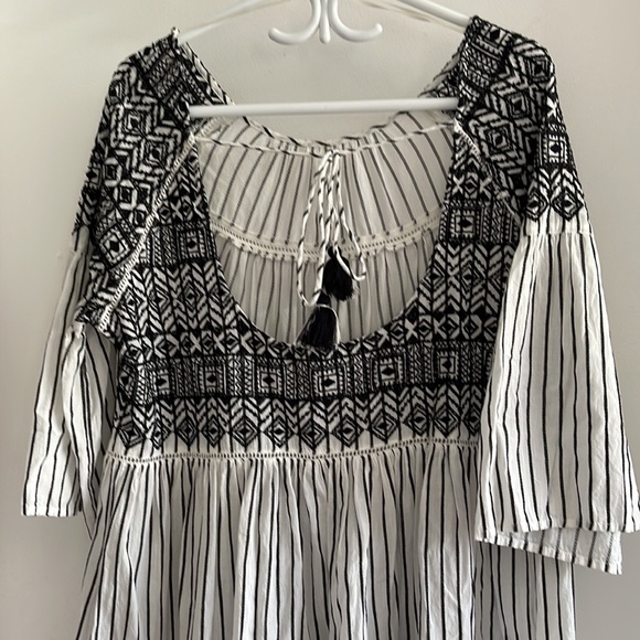 NWOT Free People baby doll scoop-back dress - Picture 6 of 7